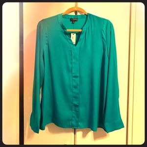 The Limited Green Elegant Blouse NWT